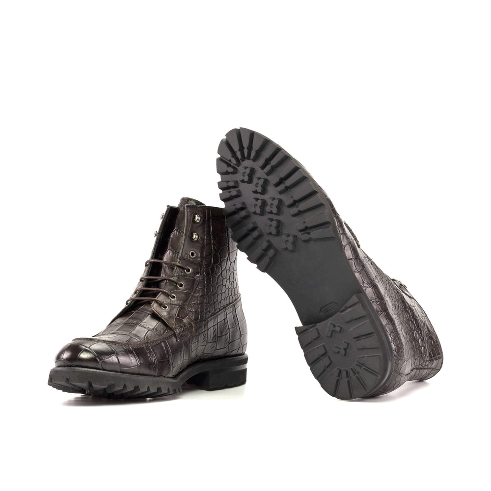 Men's Moc Boots Leather Brown Dark Brown 5301 2- MERRIMIUM