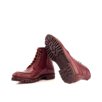 Men's Moc Boots Leather Burgundy 4040 5- MERRIMIUM