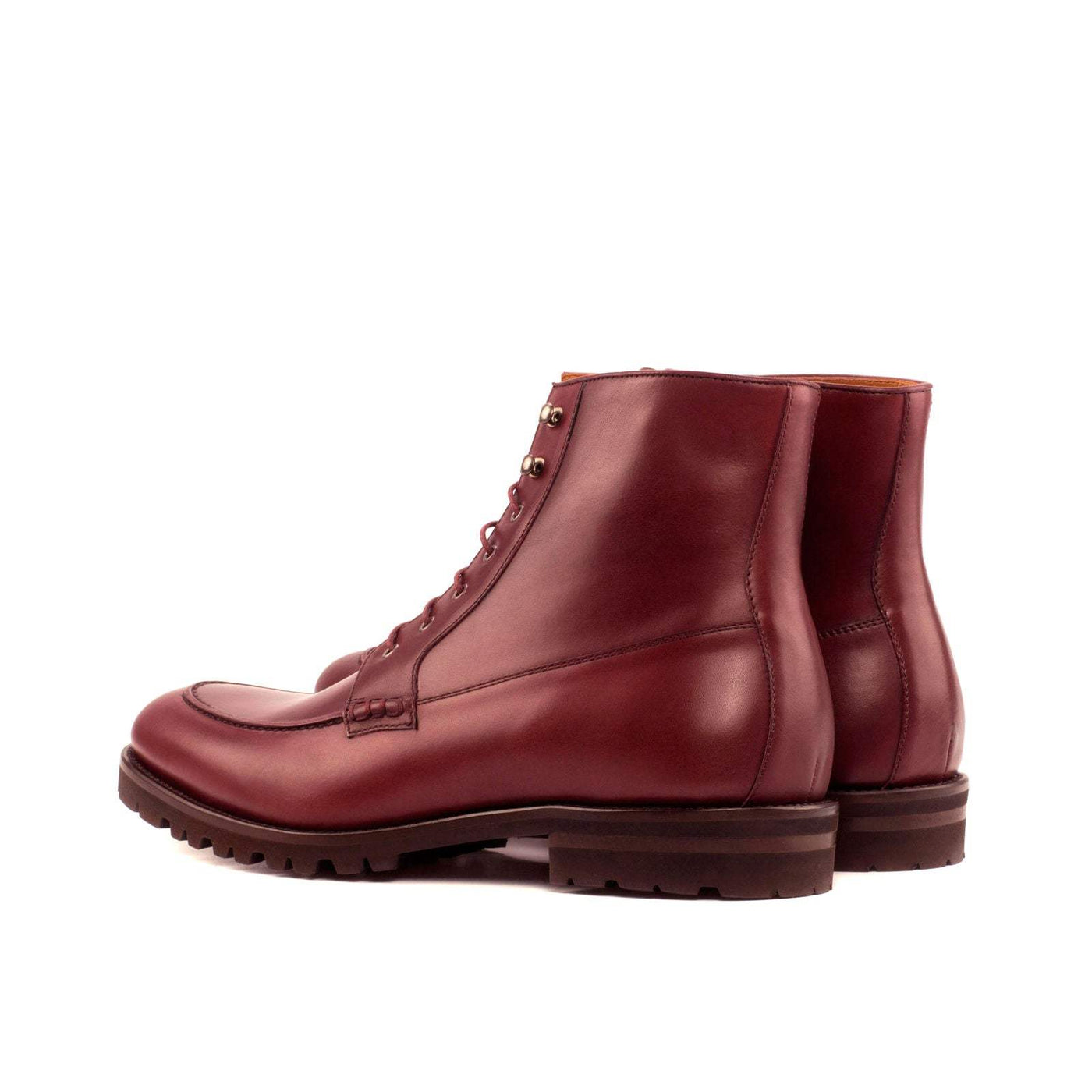 Men's Moc Boots Leather Burgundy 4040 2- MERRIMIUM