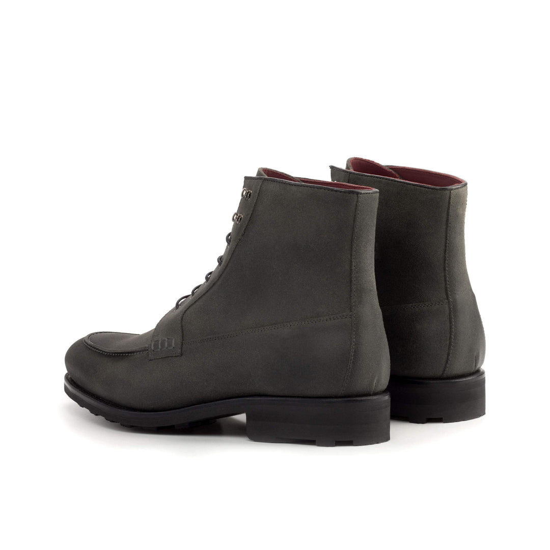 Men's Moc Boots Leather Goodyear Welt Black 5209 4- MERRIMIUM