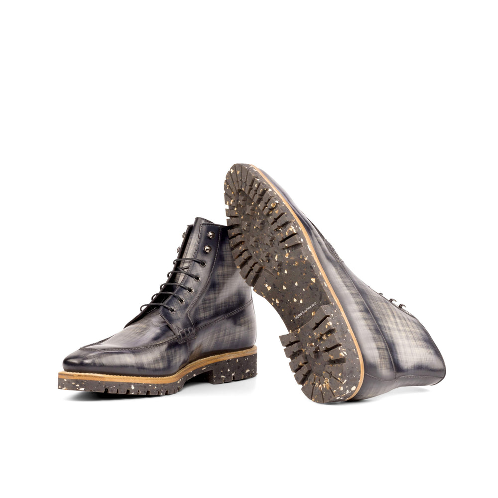 Men's Moc Boots Patina Goodyear Welt Grey 4993 2- MERRIMIUM