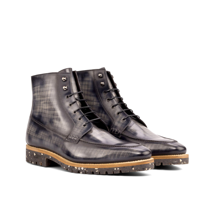 Men's Moc Boots Patina Goodyear Welt Grey 4993 3- MERRIMIUM