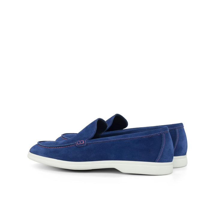 Men's Moccasin Flexible Shoes Leather Blue 4435 4- MERRIMIUM