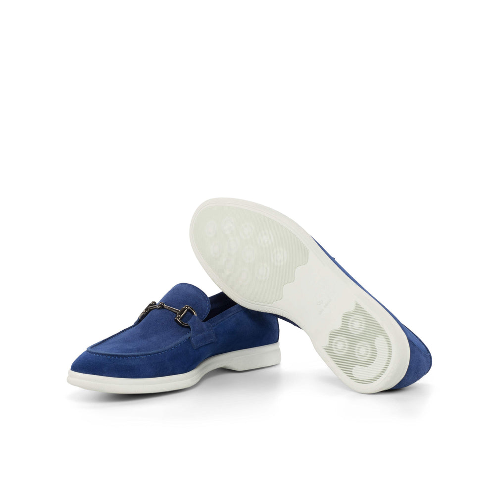 Men's Moccasin Flexible Shoes Leather Blue 4461 2- MERRIMIUM