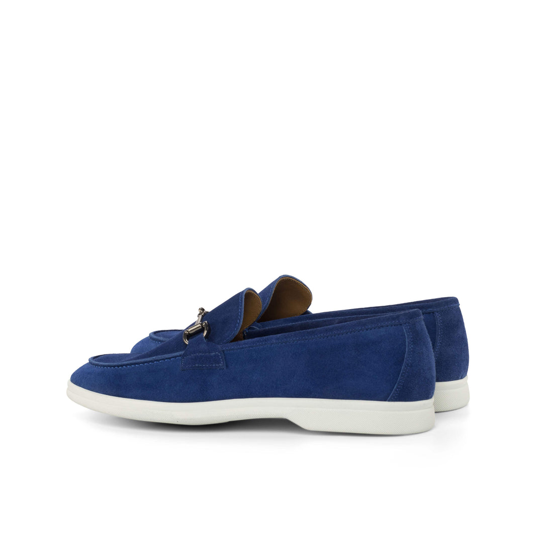 Men's Moccasin Flexible Shoes Leather Blue 4461 4- MERRIMIUM