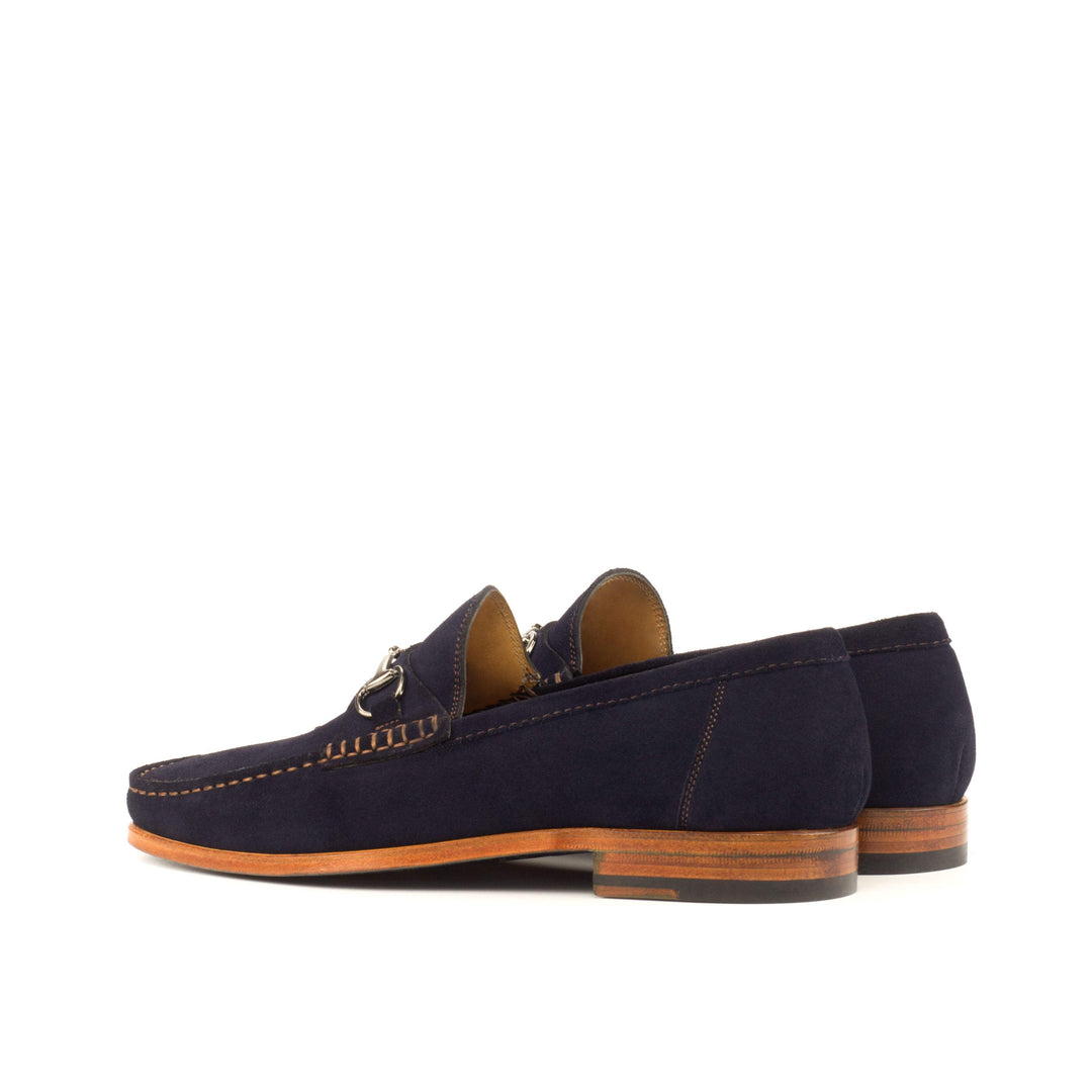 Men's Moccasin Shoes Leather Blue 3716 4- MERRIMIUM