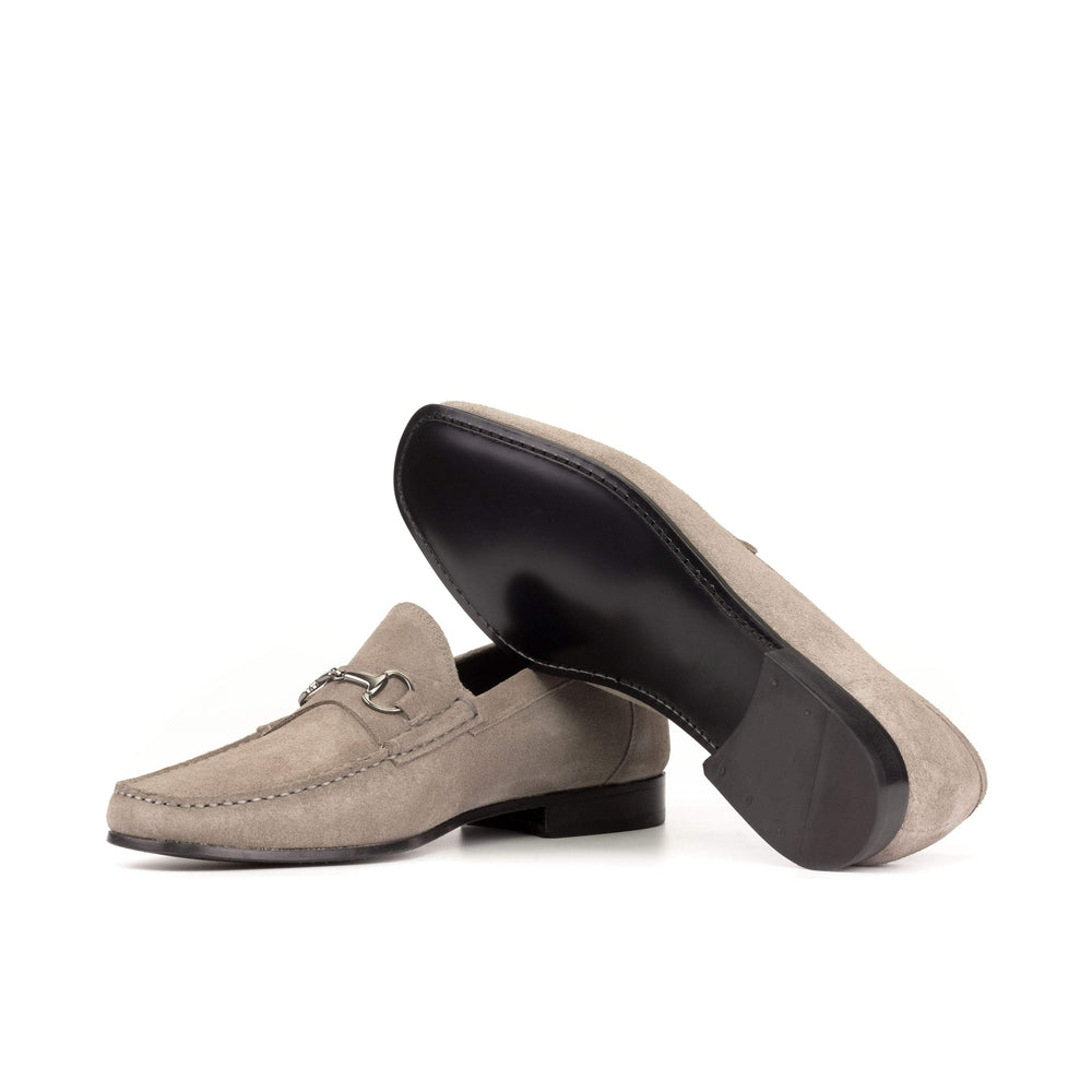 Men's Moccasin Shoes Leather Grey 5665 2- MERRIMIUM