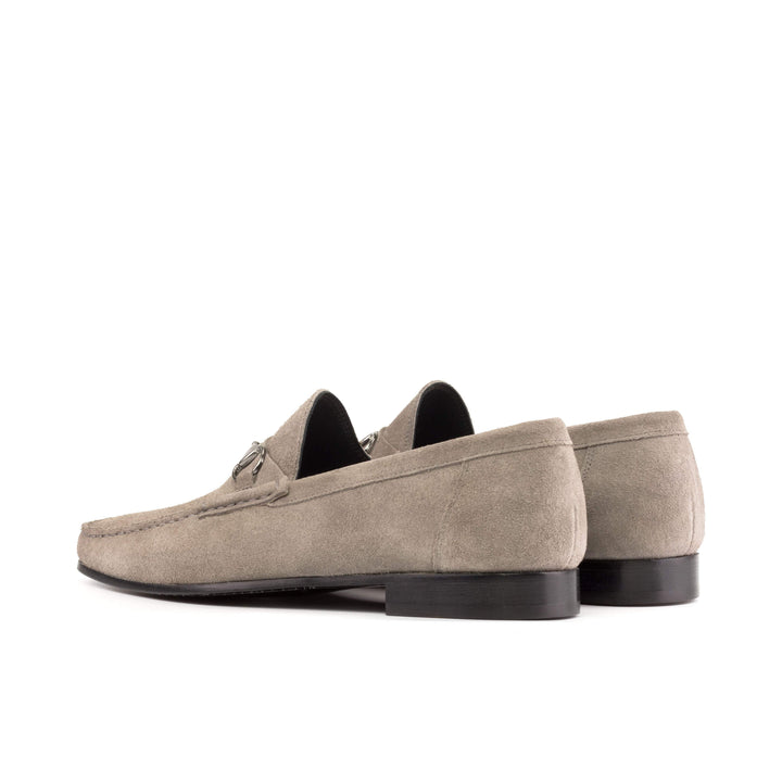 Men's Moccasin Shoes Leather Grey 5665 4- MERRIMIUM
