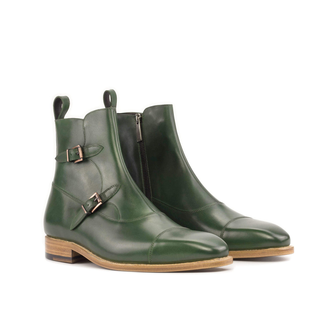 Men's Octavian Buckle Boots Leather Goodyear Welt 5316 6- MERRIMIUM