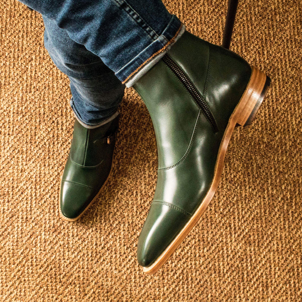 Men's Octavian Buckle Boots Leather Goodyear Welt 5316 2- MERRIMIUM