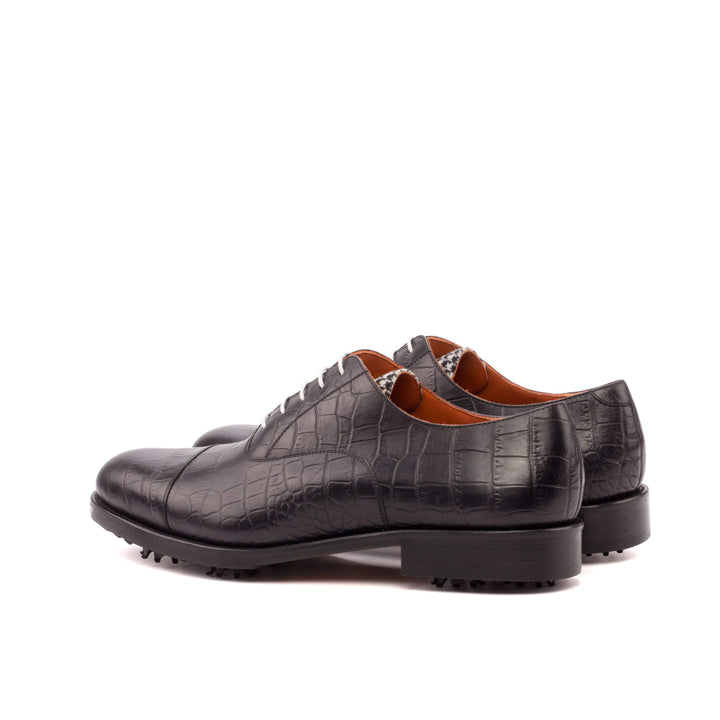 Men's Oxford Golf Shoes Leather Black 3559 4- MERRIMIUM