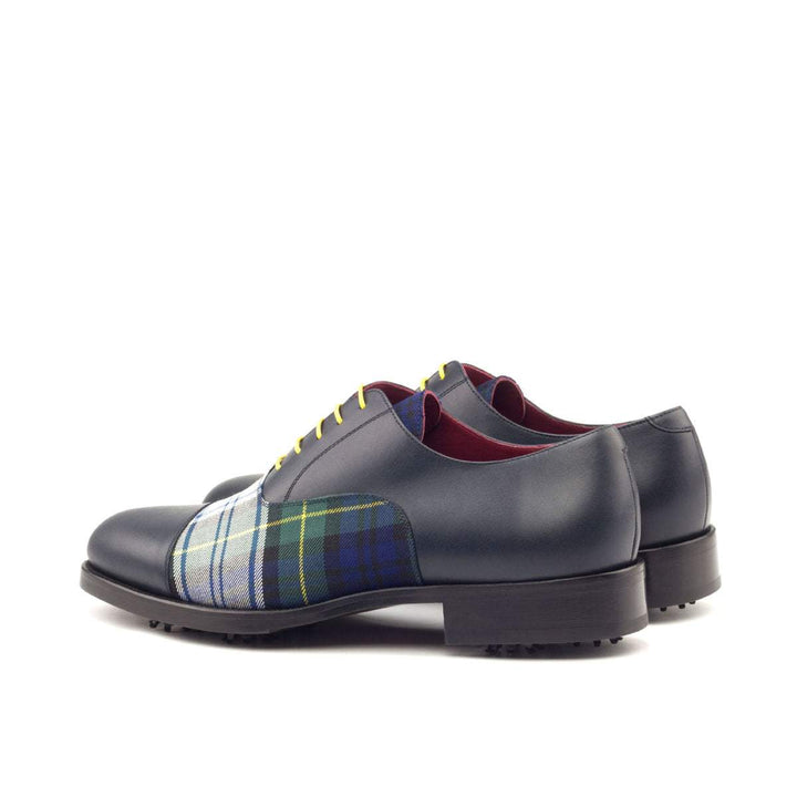 Men's Oxford Golf Shoes Leather Blue 2813 4- MERRIMIUM
