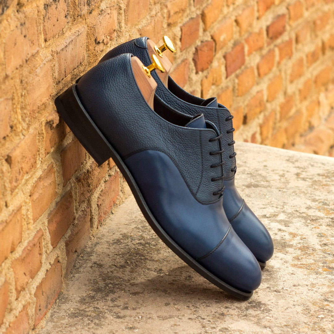Men's Oxford Shoes Leather Blue 3525 1- MERRIMIUM--GID-1372-3525