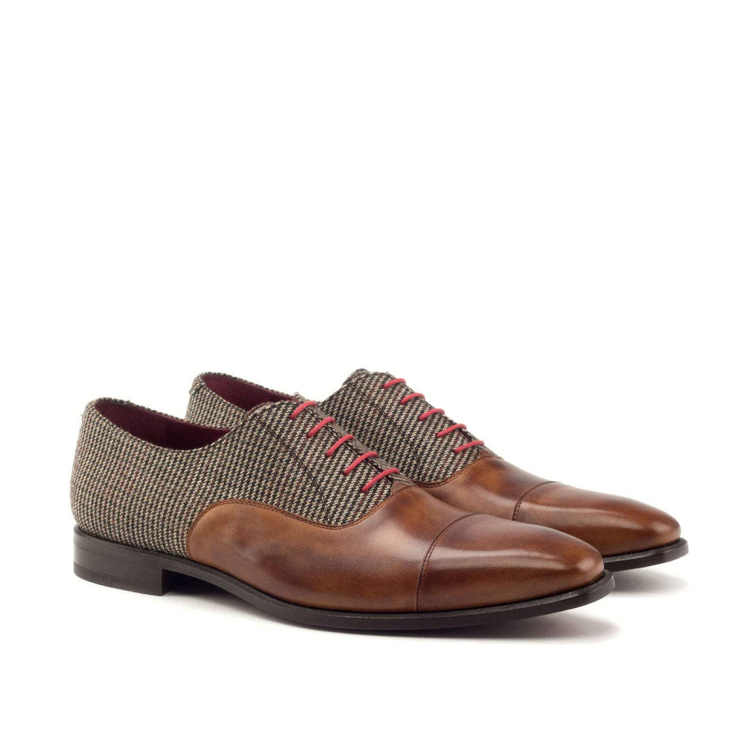 Men's Oxford Shoes Leather Brown 2940 3- MERRIMIUM