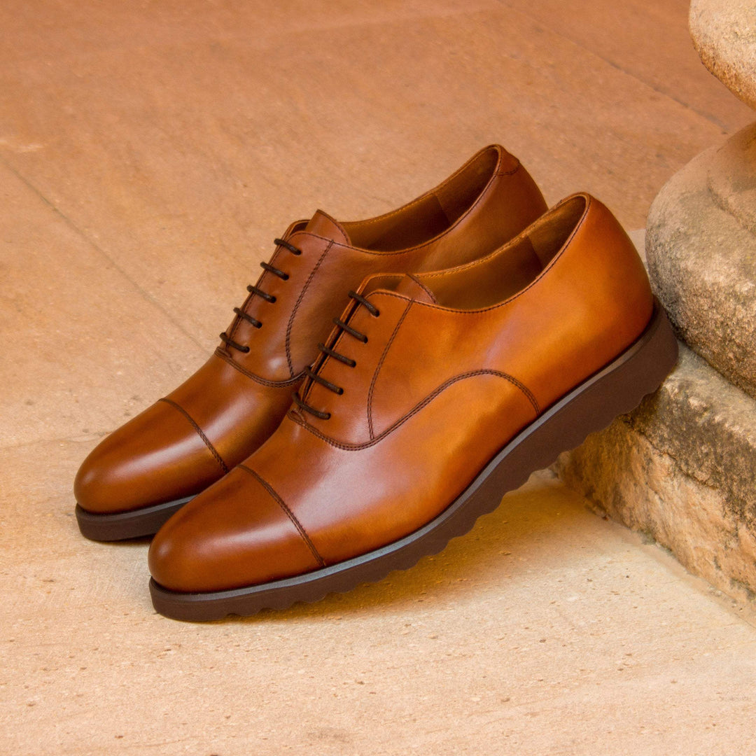 Men's Oxford Shoes Leather Brown 3333 1- MERRIMIUM--GID-1372-3333