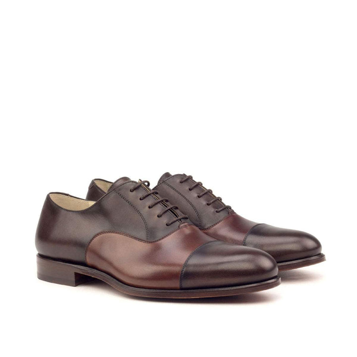 Men's Oxford Shoes Leather Brown Dark Brown 2595 3- MERRIMIUM