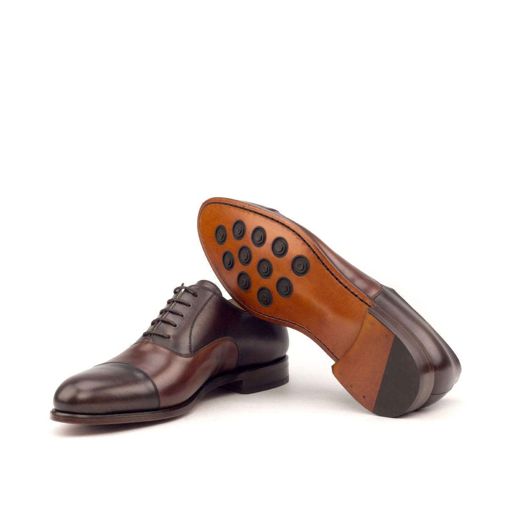 Men's Oxford Shoes Leather Brown Dark Brown 2595 2- MERRIMIUM
