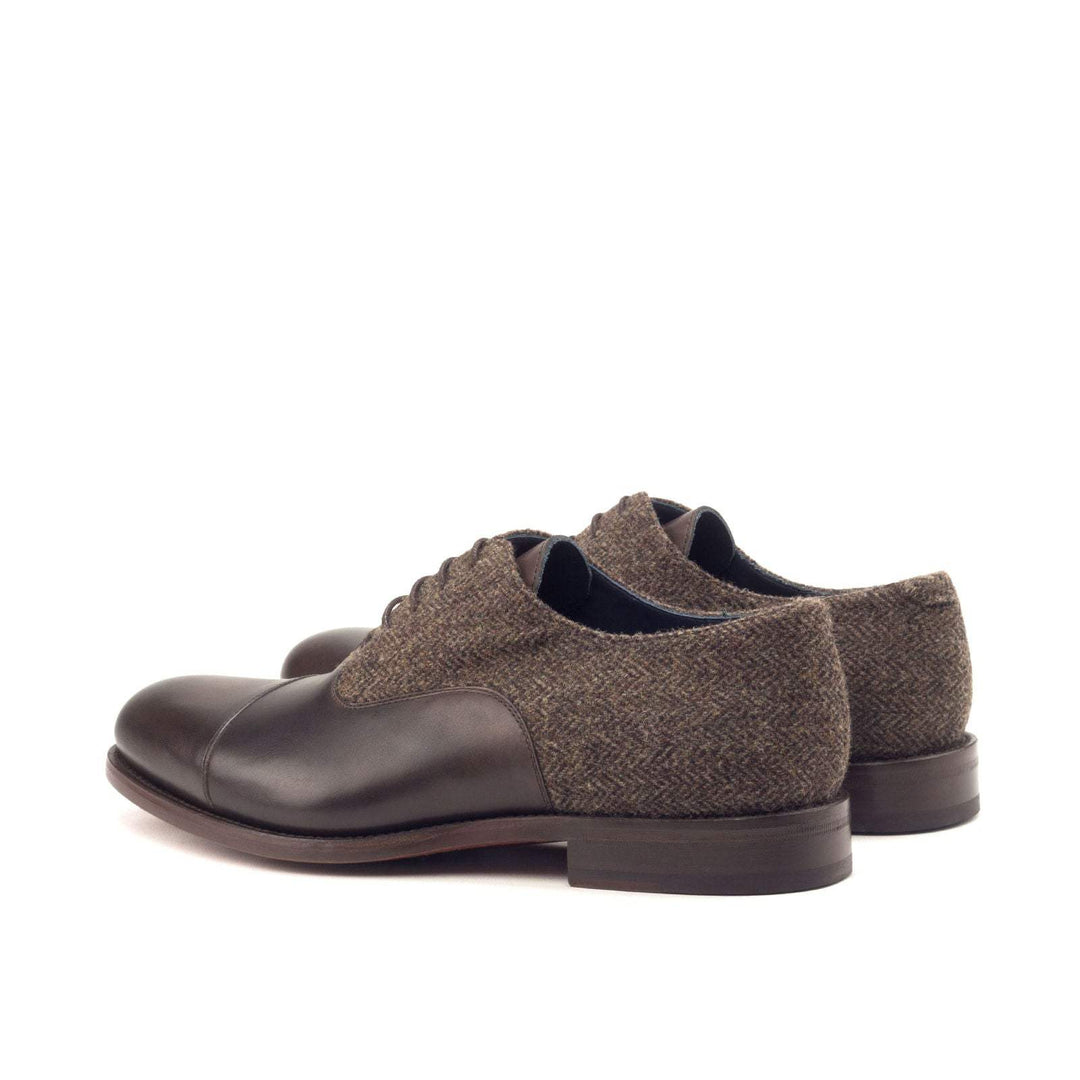 Men's Oxford Shoes Leather Brown Dark Brown 2954 4- MERRIMIUM