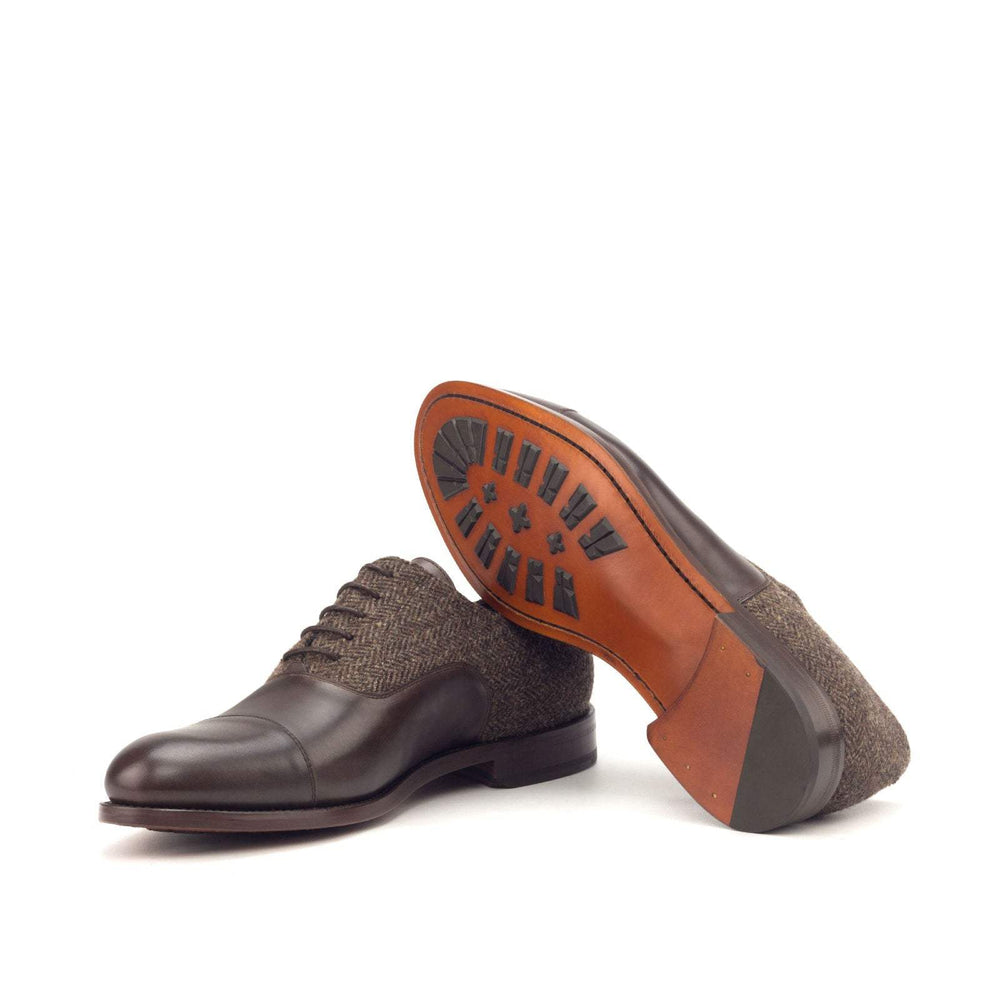 Men's Oxford Shoes Leather Brown Dark Brown 2954 2- MERRIMIUM