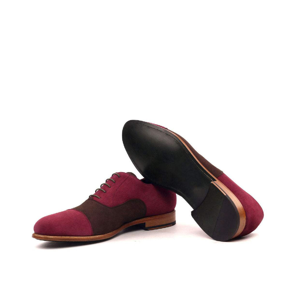 Men's Oxford Shoes Leather Burgundy Brown 2510 2- MERRIMIUM