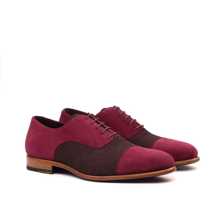 Men's Oxford Shoes Leather Burgundy Brown 2510 3- MERRIMIUM