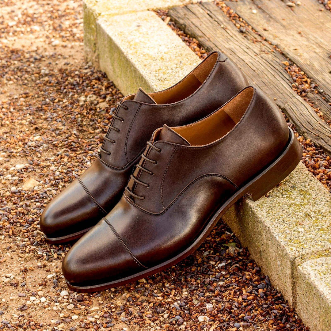 Men's Oxford Shoes Leather Dark Brown 2548 1- MERRIMIUM--GID-1372-2548