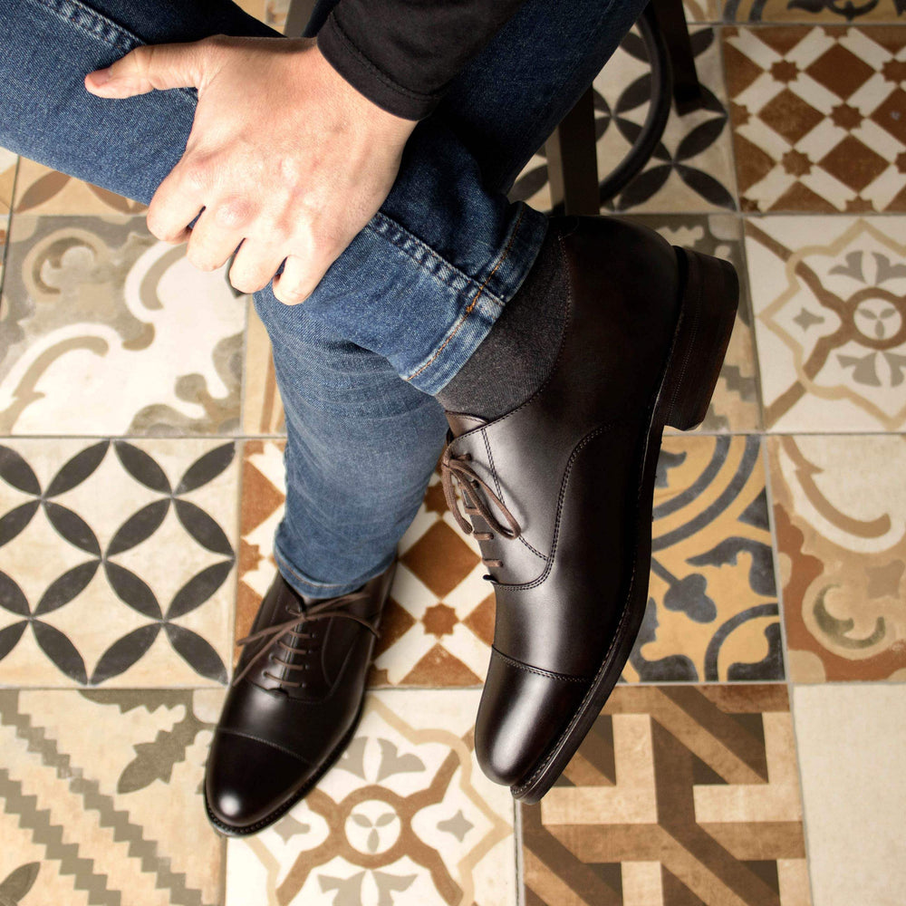 Men's Oxford Shoes Leather Goodyear Welt 5569 2- MERRIMIUM