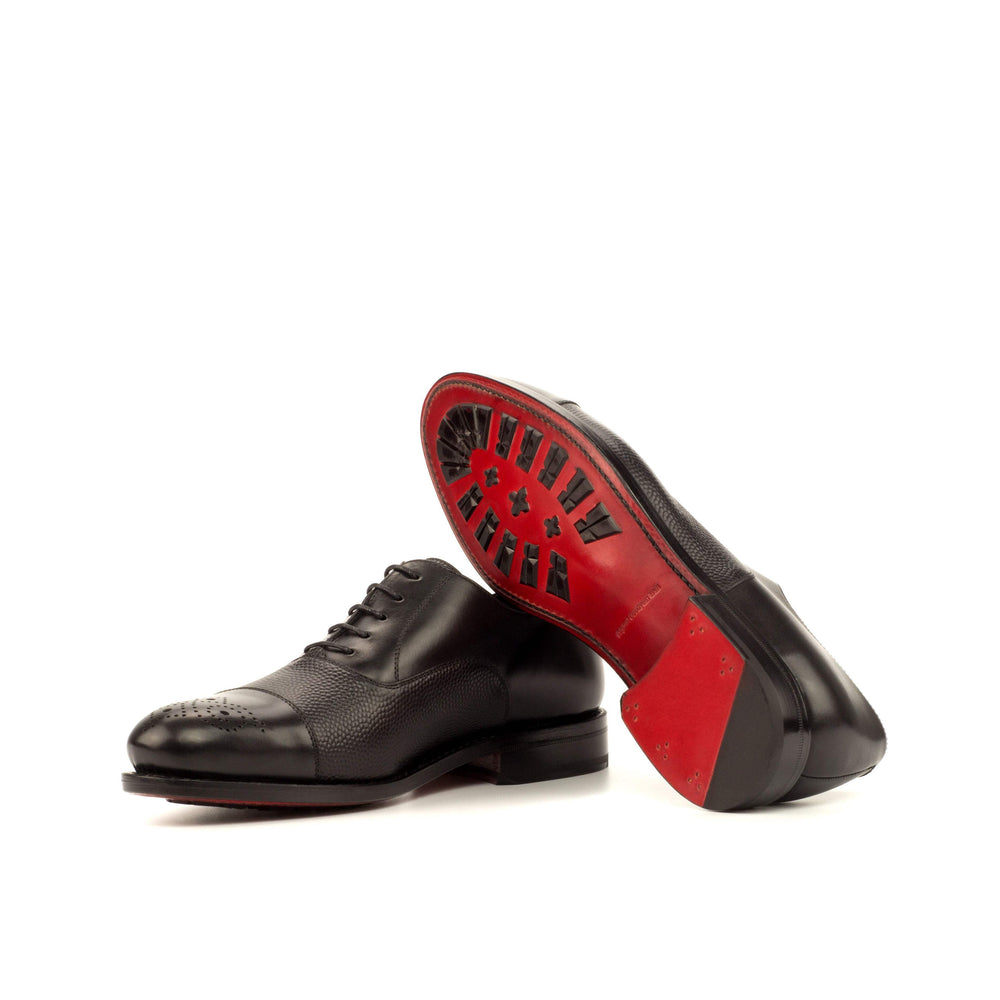Men's Oxford Shoes Leather Goodyear Welt Black 3706 2- MERRIMIUM