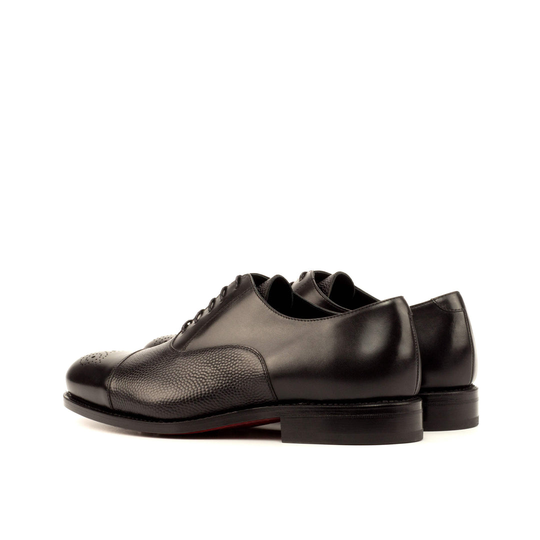 Men's Oxford Shoes Leather Goodyear Welt Black 3706 4- MERRIMIUM