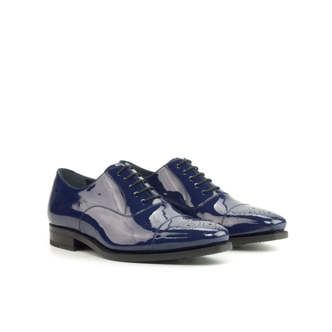 Men's Oxford Shoes Leather Goodyear Welt Blue 5129 3- MERRIMIUM