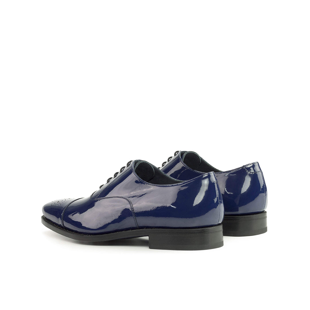 Men's Oxford Shoes Leather Goodyear Welt Blue 5129 4- MERRIMIUM