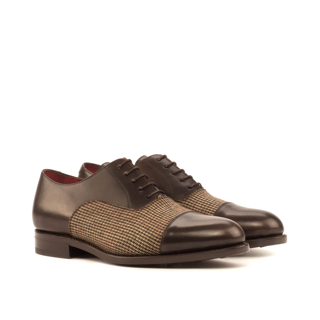 Men's Oxford Shoes Leather Goodyear Welt Brown Dark Brown 4142 3- MERRIMIUM