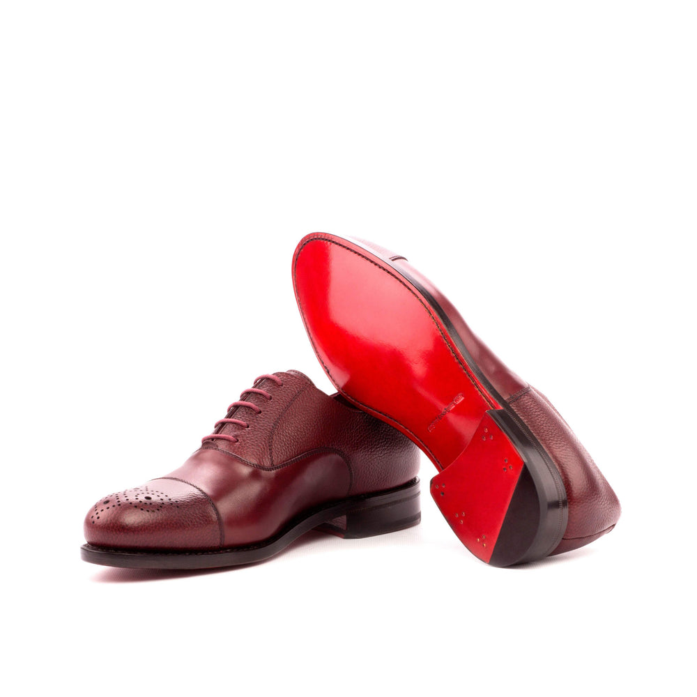 Men's Oxford Shoes Leather Goodyear Welt Burgundy 3575 2- MERRIMIUM