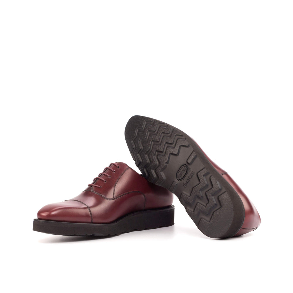 Men's Oxford Shoes Leather Goodyear Welt Burgundy 4575 2- MERRIMIUM