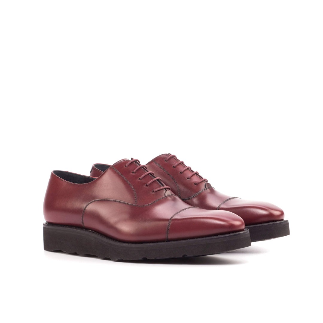 Men's Oxford Shoes Leather Goodyear Welt Burgundy 4575 3- MERRIMIUM