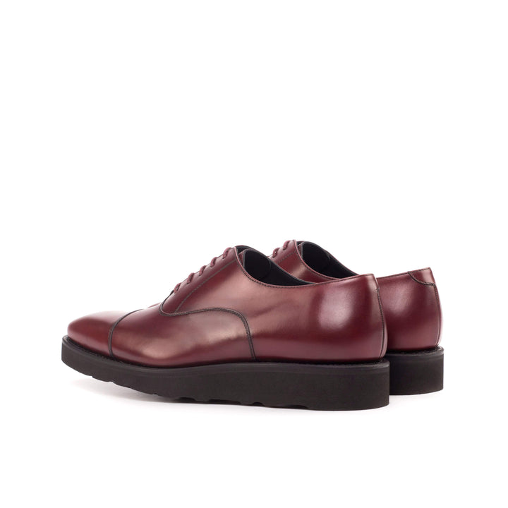 Men's Oxford Shoes Leather Goodyear Welt Burgundy 4575 4- MERRIMIUM