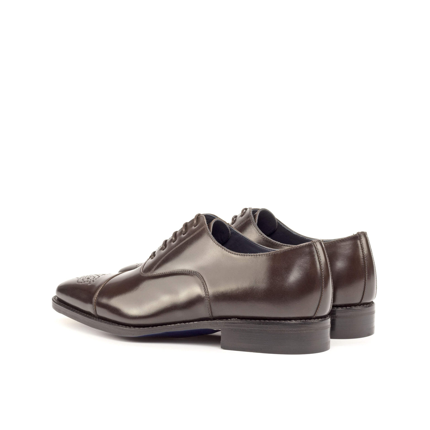Men's Oxford Shoes Leather Goodyear Welt Dark Brown 4680 4- MERRIMIUM