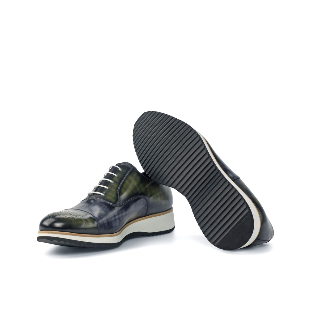 Men's Oxford Shoes Patina Grey Green 4532 2- MERRIMIUM