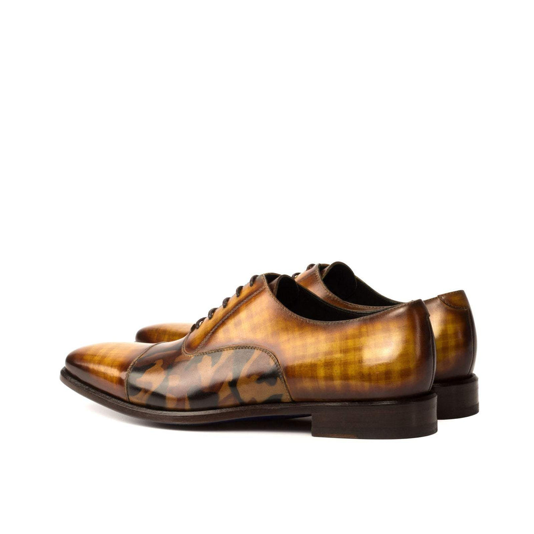 Men's Oxford Shoes Patina Leather Brown 3643 4- MERRIMIUM