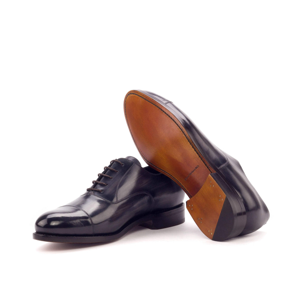 Men's Oxford Shoes Patina Leather Goodyear Welt Grey 3301 2- MERRIMIUM