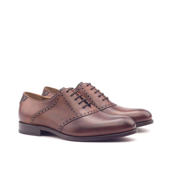 Men's Saddle Shoes Leather Brown 3033 3- MERRIMIUM