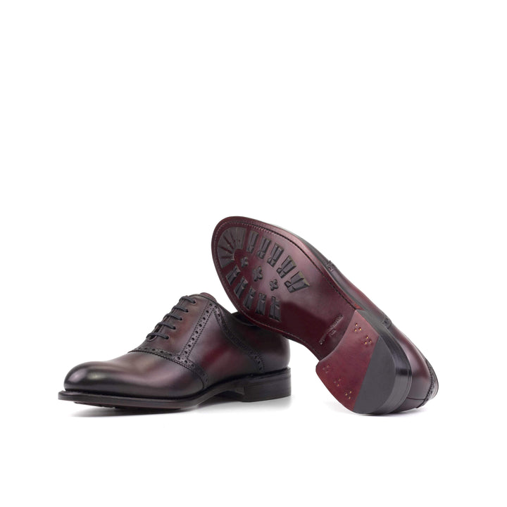 Men's Saddle Shoes Leather Goodyear Welt Burgundy 5583 3- MERRIMIUM