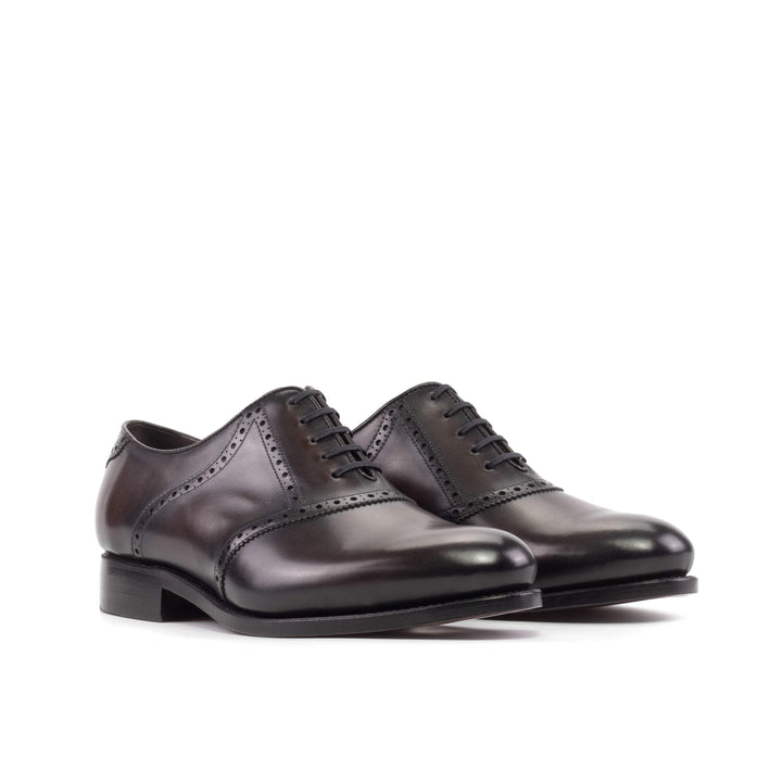 Men's Saddle Shoes Leather Goodyear Welt Dark Brown 5659 6- MERRIMIUM