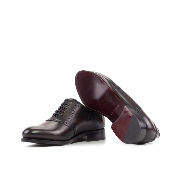 Men's Saddle Shoes Leather Goodyear Welt Dark Brown 5659 3- MERRIMIUM