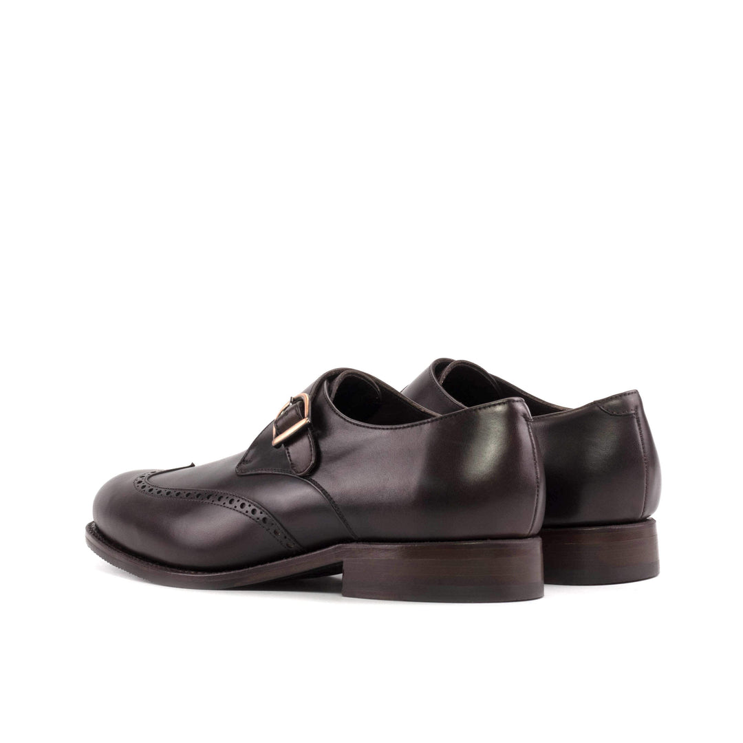Men's Single Monk Shoes Leather Goodyear Welt 5693 4- MERRIMIUM