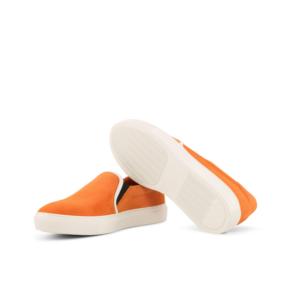 Men's Slip On Shoes Leather Orange 4151 2- MERRIMIUM
