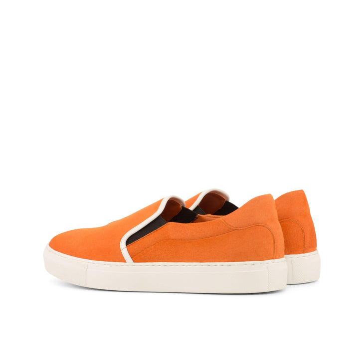 Men's Slip On Shoes Leather Orange 4151 3- MERRIMIUM