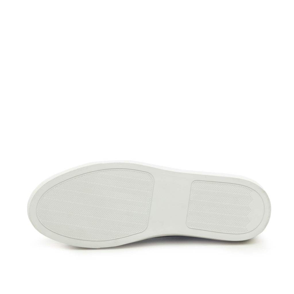 Men's Slip On Shoes Leather White 3411 5- MERRIMIUM