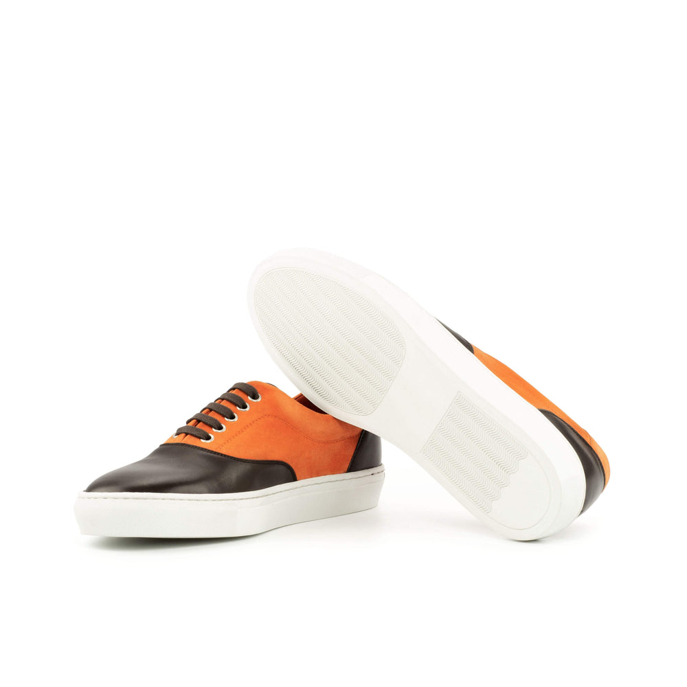 Men's Top Sider Sneakers Leather Orange 3683 2- MERRIMIUM