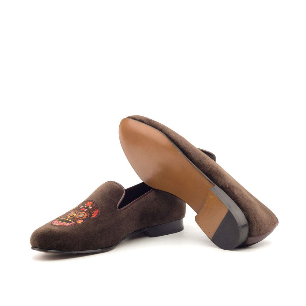 Men's Wellington Slippers Leather Brown 2831 2- MERRIMIUM